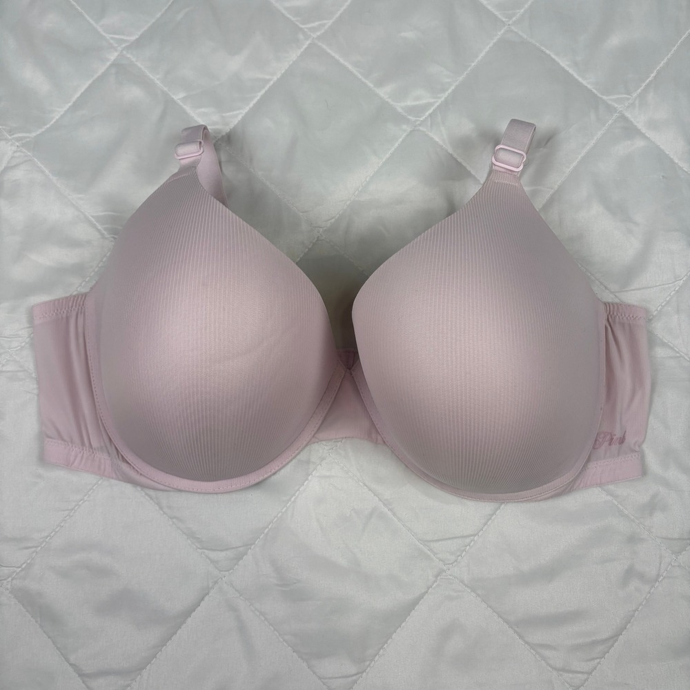Victoria's Secret PINK Push Up Bra 42D Light Pink T Shirt Bra
